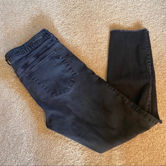 Articles Of Society Denim - Jeans, Faded Black Ripped/Slit Knees Los Angeles
